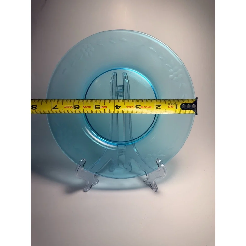 Fostoria Pioneer Electric Blue 7.25